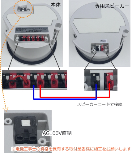 【販売終了】アバニアクト　Bluetooth対応天井埋込型スピーカー (アンプ一体型)［ABP-R02-MS］