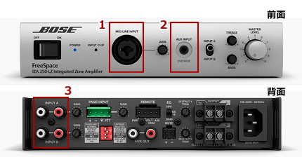 アンプ出力BOSE ボーズ FreeSpace IZA 250-LZ 100W アンプ