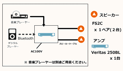 システム構成 FS2C VERITAS 250BL