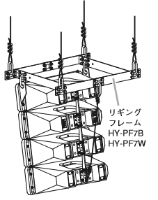 HYPF7Bスピーカー使用例