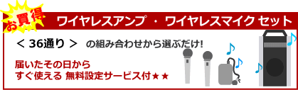 ワイヤレスアンプセットはこちらから