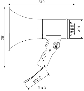 ER-1115S 寸法図1