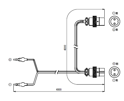LS-504】UNI-PEX スピーカー接続コード (ギボシ - 2Pメタル
