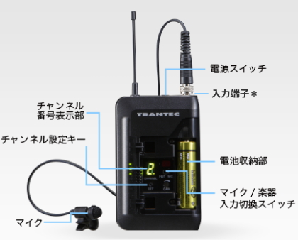 ラベリアマイク仕様