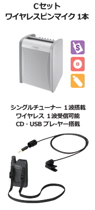 JVC ワイヤレスアンプ シングル CD,USB付 Cセット