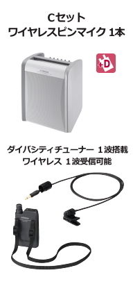 JVC ワイヤレスアンプ ダイバシティ Cセット