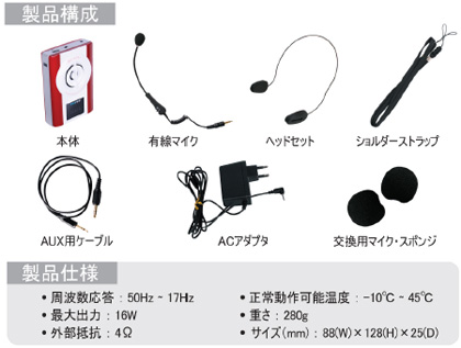 WL-370製品構成・製品仕様